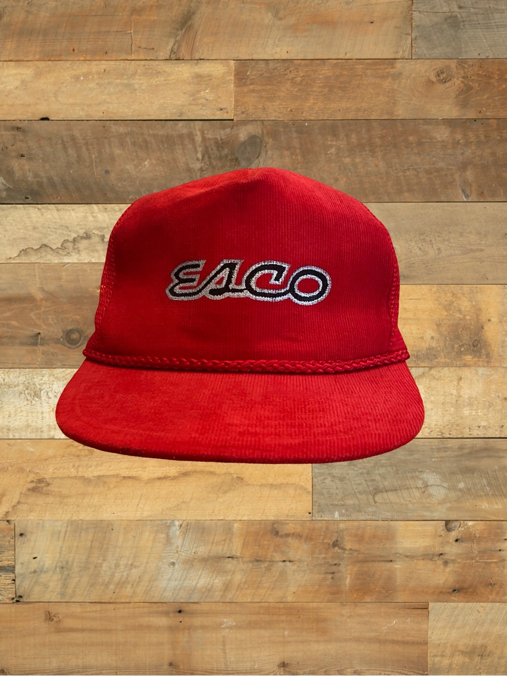 Vintage ESCO Red Trucker Hat Y2K
